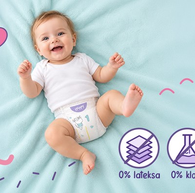 Dječje pelene bez lateksa, klora i parfema: Bella Baby Happy