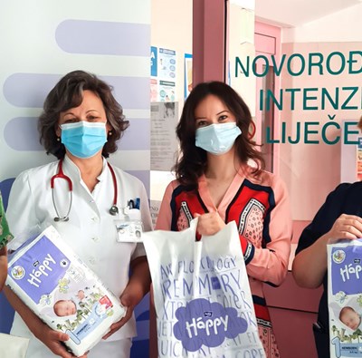 Neonatološki odjel Petrove bolnice bira Bella Baby Happy pelene za najosjetljivije bebe