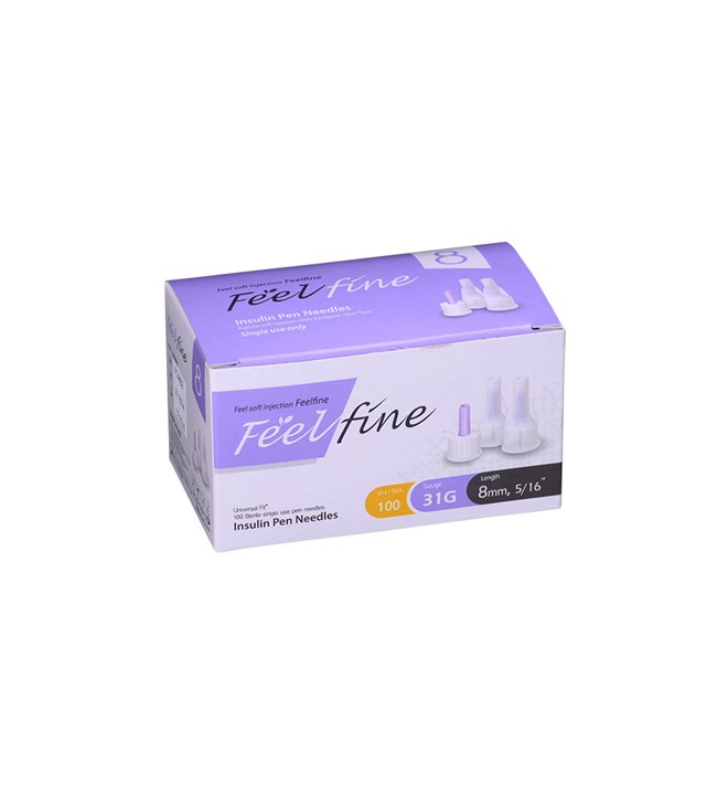 FEEL fine inzulinske pen igle 31G 8mm 