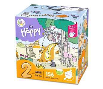 Bella Baby Happy pelene MINI box pakiranje 