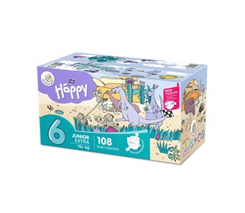 Bella Baby Happy pelene JUNIOR EXTRA box pakiranje 