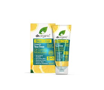 Dr. Organic Skin Clear 5 u 1 hidratantna krema za kontrolu masne kože 50 ml