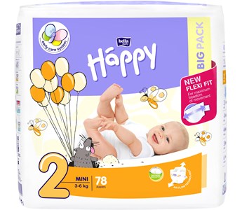 Bella Baby Happy dječje pelene MINI