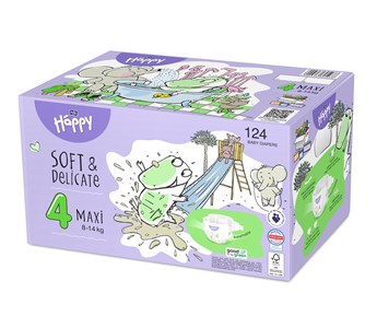 Bella Baby Happy dječje pelene Maxi, br.4  BOX paket