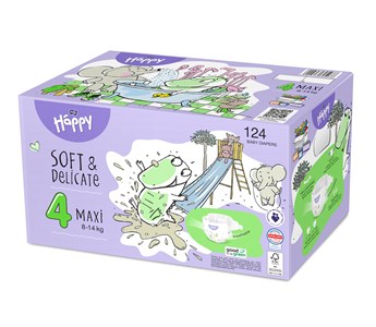 Bella Baby Happy dječje pelene Maxi, br.4  BOX paket