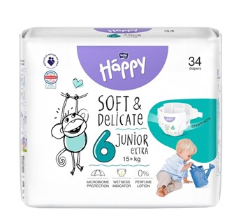 Bella Baby Happy dječje pelene Junior extra, br.6