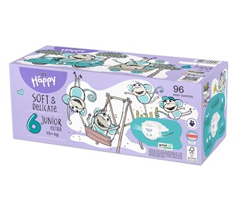 Bella Baby Happy dječje pelene Junior extra, br.6, BOX paket