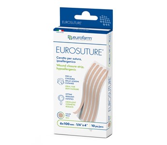 EUROSUTURE beige 6 mm x 100 mm, a10