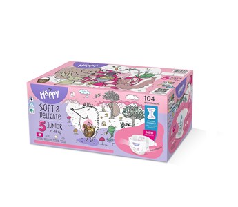 Bella Baby Happy dječje pelene Junior, br.5, BOX paket